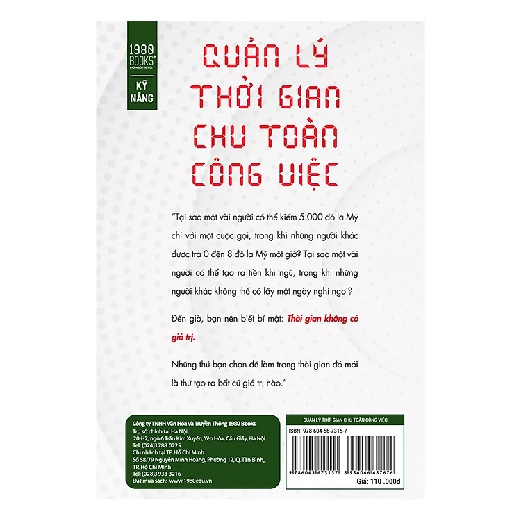 Sách - Quản Lý Thời Gian Chu Toàn Công Việc