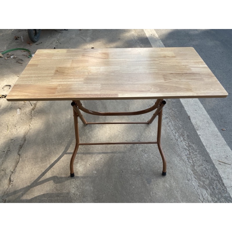 BÀN ĂN , BÀN HỌC CHÂN GẤP MẶT GỖ TỰ NHIÊN, GỖ MDF 1,5cm