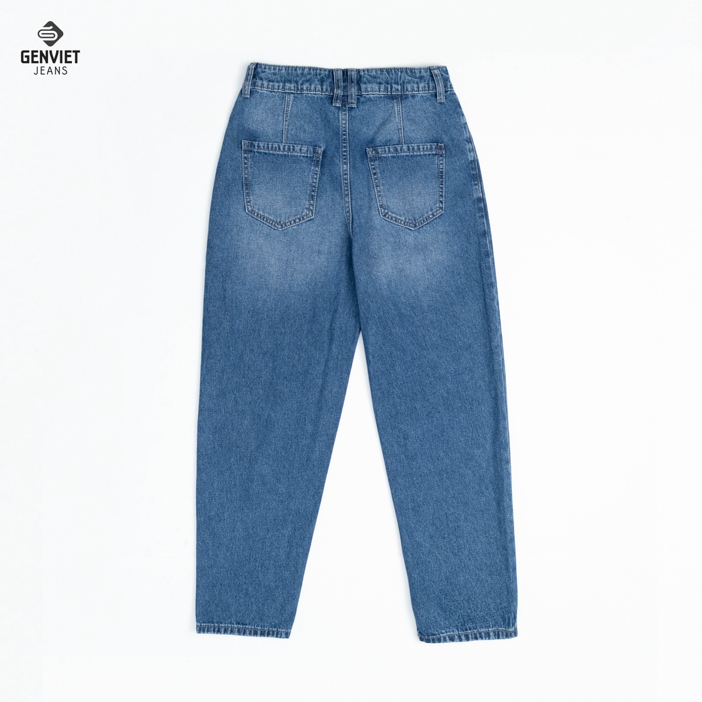 Quần Jeans Nữ Genviet Trơn Dáng Col Basic Ôm Vừa Genviet DQ104J8012