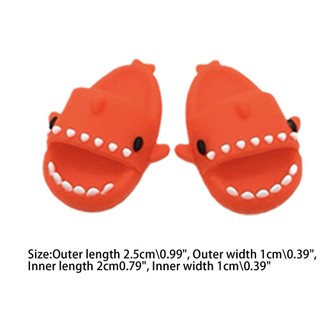 1 Đôi Dép Silicone Hình Cá Mập / Cá Mập / Nhím / Cá Mập Mini Cho