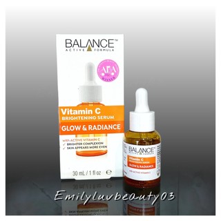 Serum Dưỡng Sáng Da, Mờ Thâm Balance Active Formula Vitamin C Brightening Serum Glow & Radiance 30ml date 2024