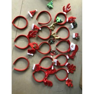 Bờm Noel Ngộ Nghĩnh Đỏ/Nâu Vải Nhung