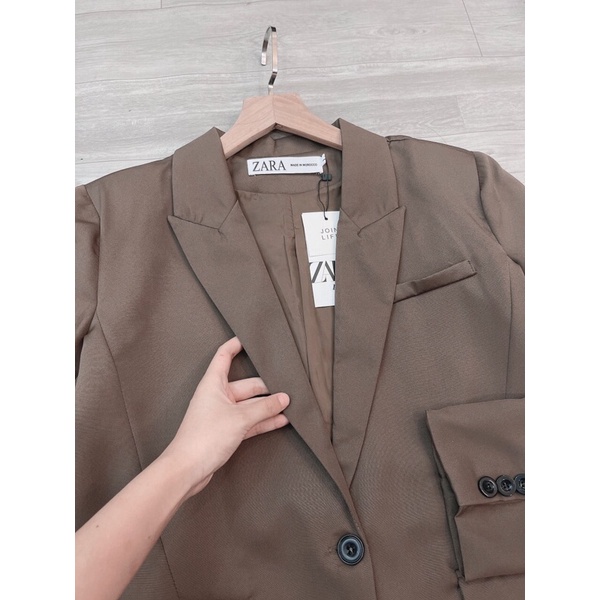 ÁO vest Nâu tây 2 lớp có đệm vai