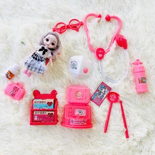 Bộ đồ chơi bác sĩ cho bé kèm búp bê