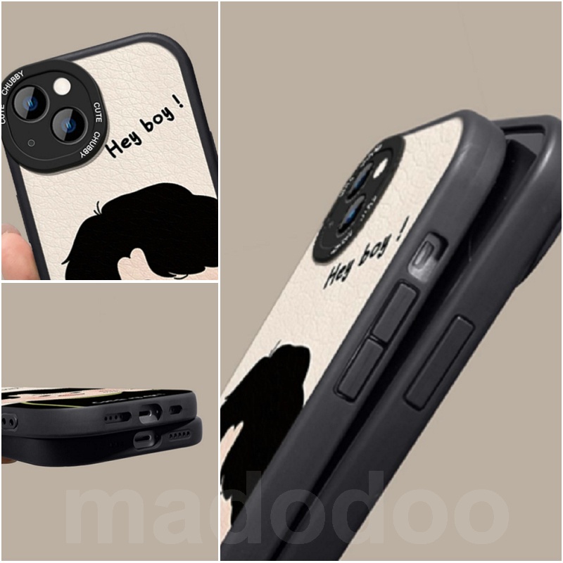 Samsung Galaxy A12 A13 A23 A73 A72 A53 A33 A52 A52S A20 A30 A10S A11 A31 A70 A32 A50 A50S A30S A03S A02S A21S A51 M11 M12 A22 LTE M22 M23 M32 M31 A71 4G 5G Funny Boy Girl Couple Black Silicone Shockproof Airbag Soft Phone Back Case XPN 17