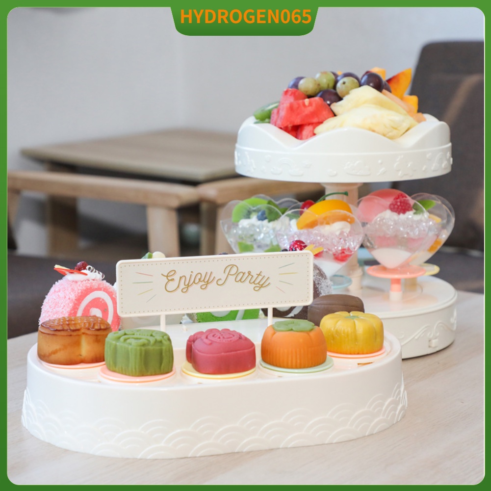 Máy nướng bánh cupcake xoay tự động Bàn trưng bày Khay cho trẻ em Quà tặng tiệc sinh nhật Hydrogen065