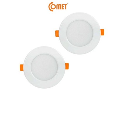 Đèn Led Âm Trần Siêu Mỏng 9W COMET Standard CD03S009 không viền, 9W - lỗ HTét 110mm, AS trắng/vàng