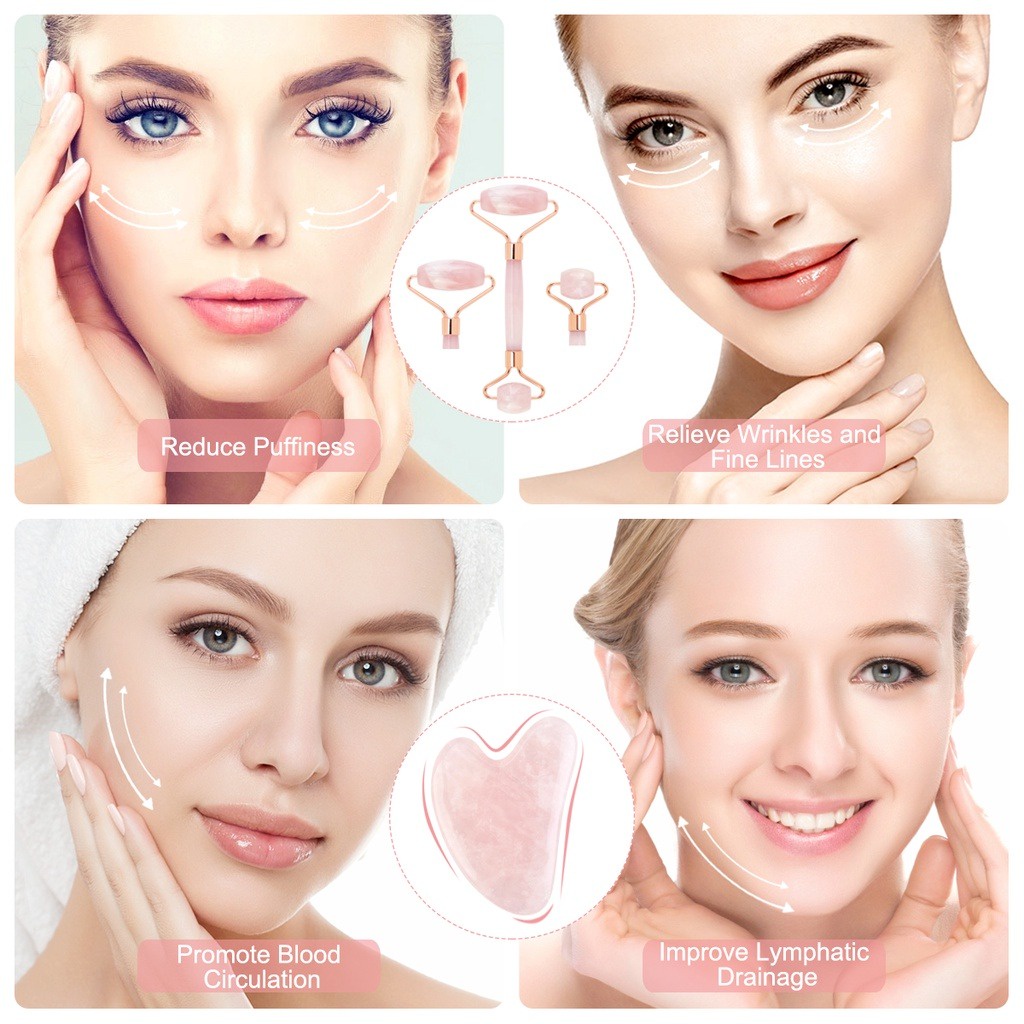 Bộ Đá Guasha Mát Xa Guasha Bằng Sáp Ong Chuyên Dùng