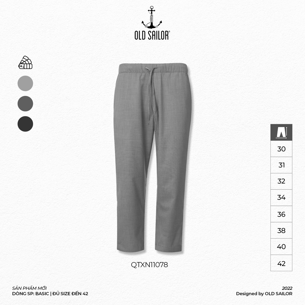 Quần Tây Baggy OLD SAILOR Quần Tây Nam Lưng Thun Chất Vải Cotton Mềm Mại Thấm Hút Mồ Hôi Thiết Kế Phong Cách Hàn Quốc
