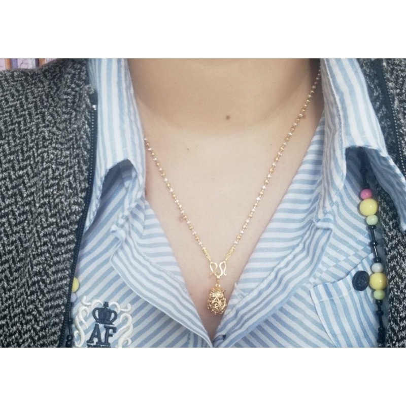 Dây Chuyền Bi Tròn Dây Chuyền Túi Tiền Nam Nữ Thái Lan