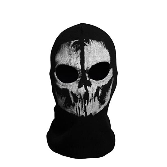 Mặt Nạ Bảo Vệ Toàn Diện Khi Chạy Xe Mô Tô / Đạp Xe / Chơi Game Call of Duty 10 Ghost Balaclava
