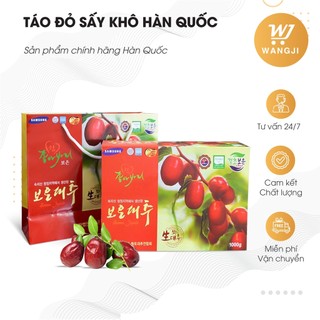 Táo đỏ hàn quốc sấy khô hàng nội địa quả ngọt thơm ngon ~ 1kg - wangji