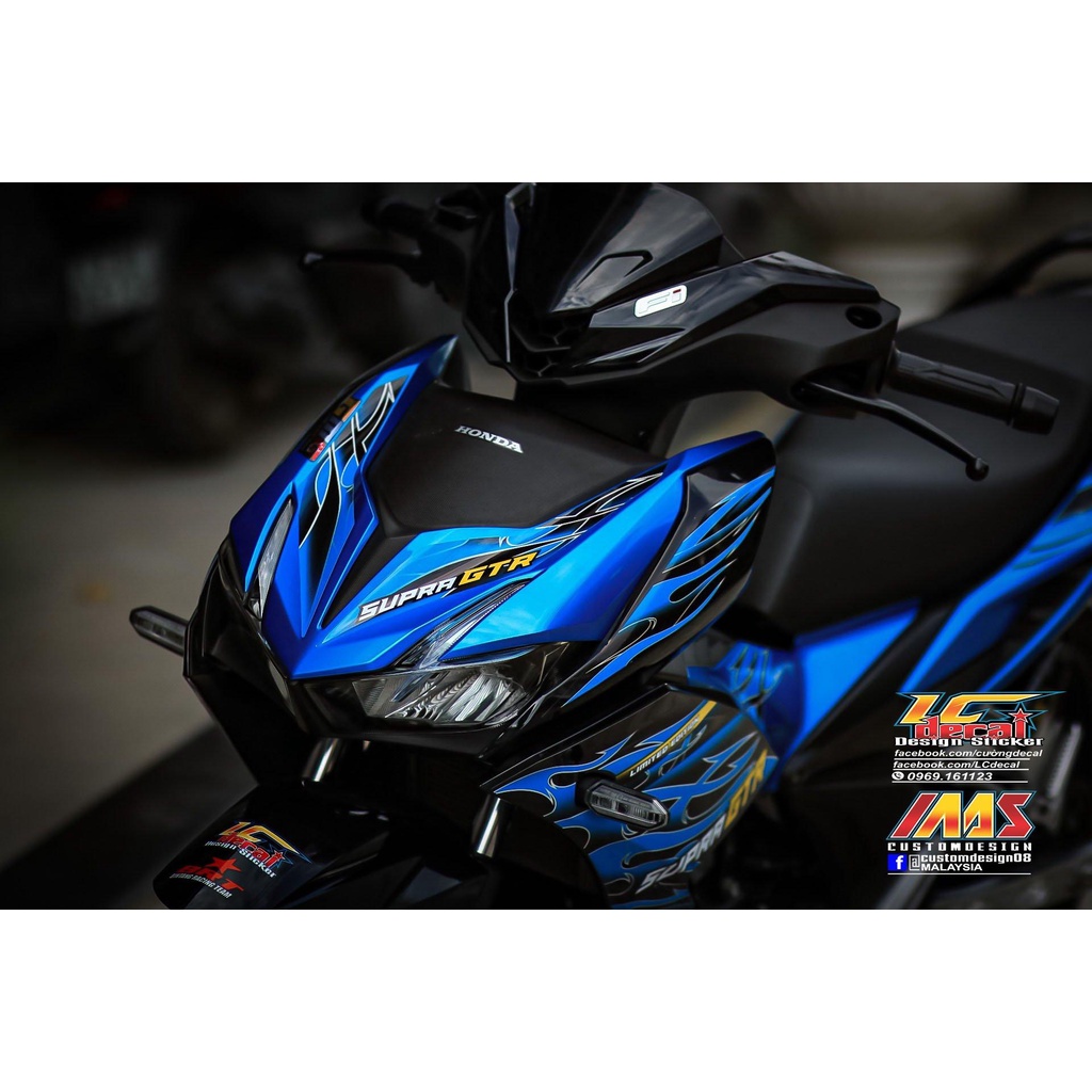 TEM RỜI Winner X mẫu lửa xanh GTR siêu hot - bền màu kháng nước