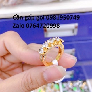 Nhẫn nữ đính 5 hột đá đơn giản nhẹ nhàng-hn2611068