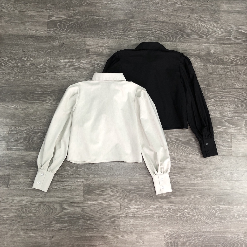 Áo H@BBS smi crop tay búp 2M