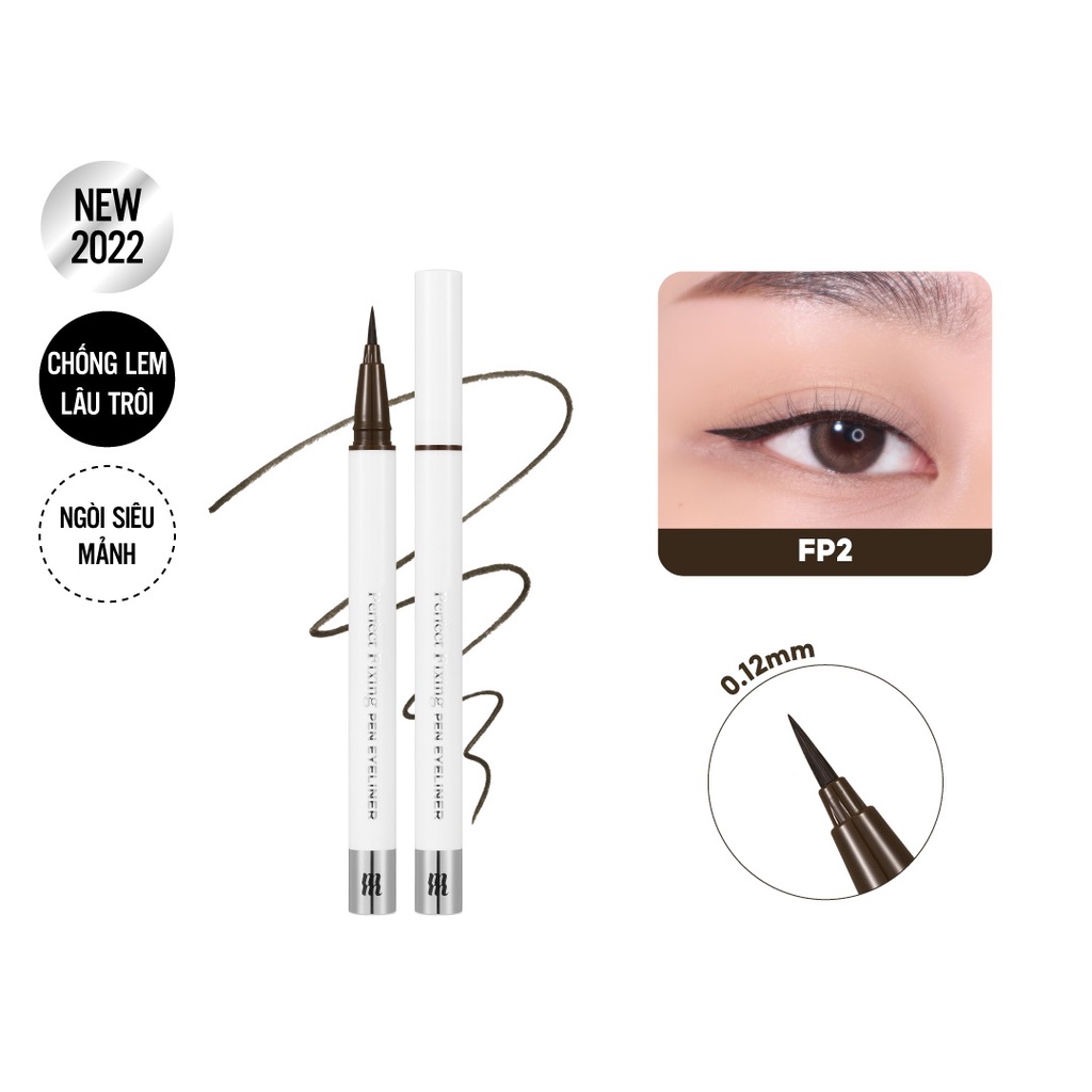 Bút Kẻ Mắt Lâu Trôi Merzy Another Me The First Pen Eyeliner #P1.Oreo - Đen Cá Tính
