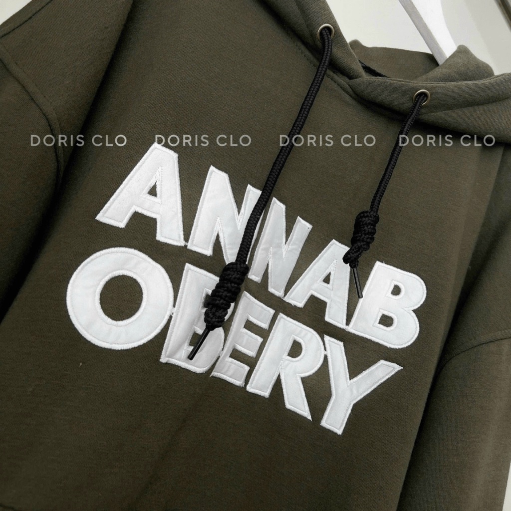 Áo Hoodies Nam Chui Đầu Vải Nỉ In Chữ Trắng Nón Lớn Mặc Che Nắng Chắn Gió Tốt NEW UNISEX