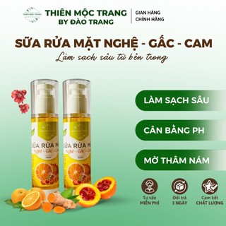 Sữa rửa mặt nghệ - gấc - cam thiên mộc trang