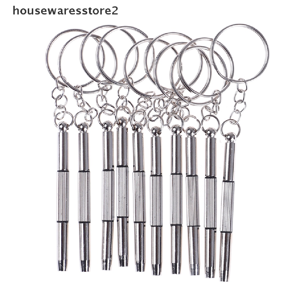 [Housewarestore2] Set 10 Dụng Cụ Sửa Chữa Điện Thoại Mắt Kính Kính Mắt Móc Khóa Túi Xách Thiết Kế Đơn Giản Thời Trang Cao Cấp