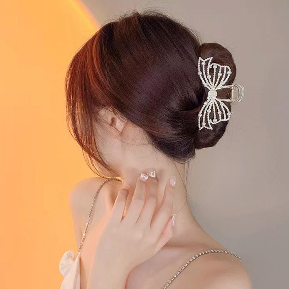 JARRED Kẹp Tóc Hình Cá Mập Đính Nơ Thời Trang Hàn Quốc Cho Nữ