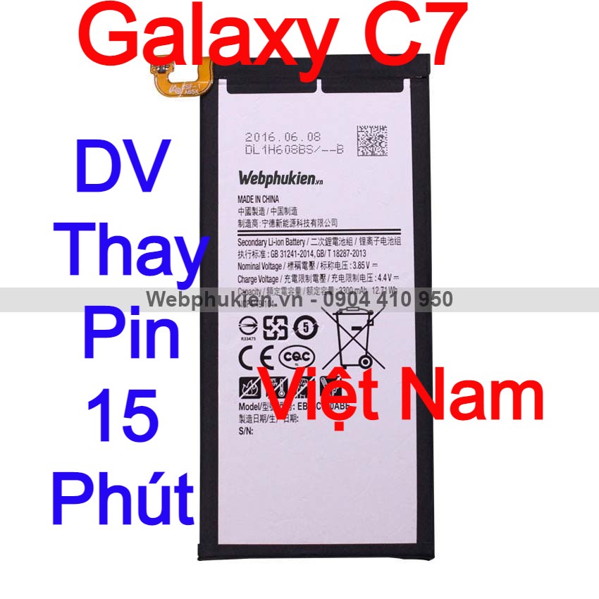 Pin Scud cho Samsung Galaxy C7 (C700) - 3300mAh