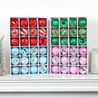 Quả Châu Trang Trí Noel 6cm MẪU E21