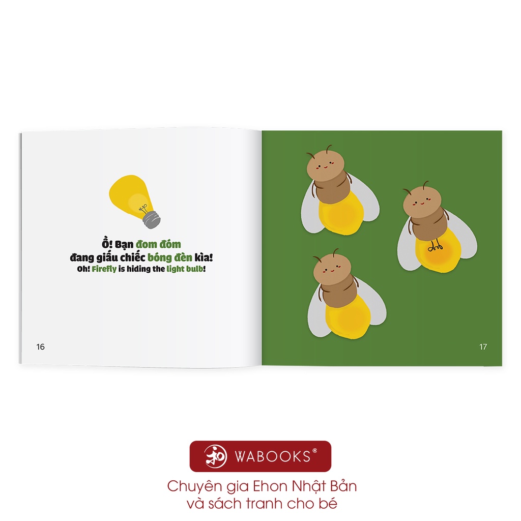 Sách Ehon Song ngữ - Combo 3 cuốn Ai giấu cái gì - Dành cho trẻ từ 0-4 tuổi