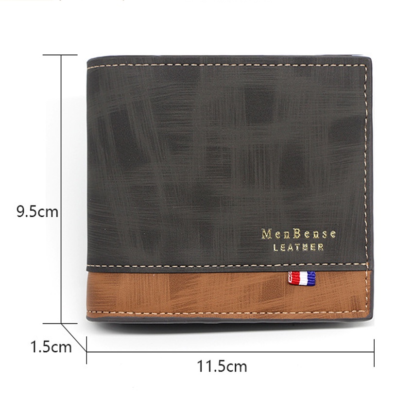 Ví Nam Cao Cấp, Bóp Nam Ngang Nhiều Ngăn Kiểu Classic Chất Mền Mịn