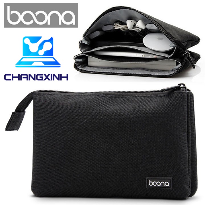 Túi đựng phụ kiện Baona BN-E002 TT47, đựng sạc dự phòng, điện thoại, chuột, tai nghe