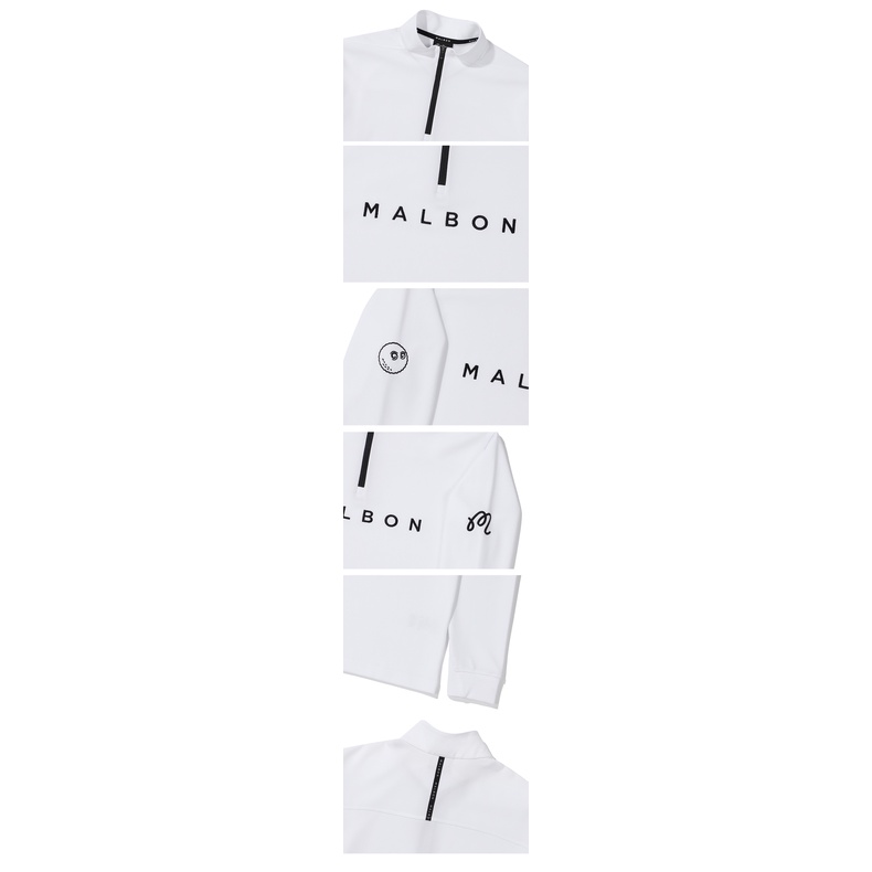 Áo golf nam malbon golf new shop golf hồng nhung