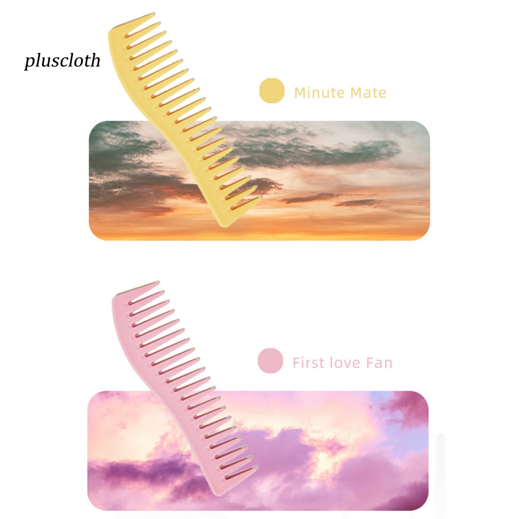 Lược Chải Tóc Răng Thưa Bằng Nhựa Tiện Dụng Cho Salon