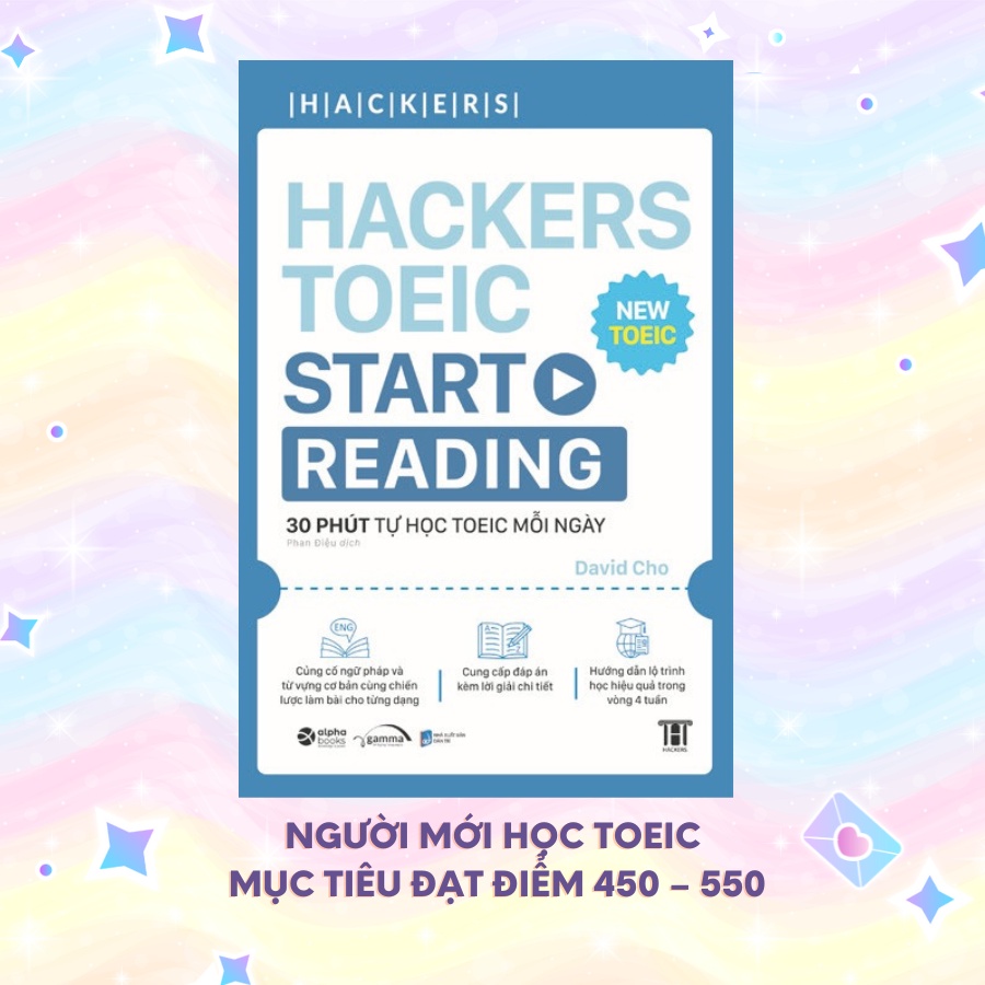 Lẻ/Combo Sách: Hackers Toeic Start Listening + Reading + Vocabulary MỤC TIÊU 400+  (Bán Chạy Top 1 Tại Hàn Quốc) | BigBuy360 - bigbuy360.vn