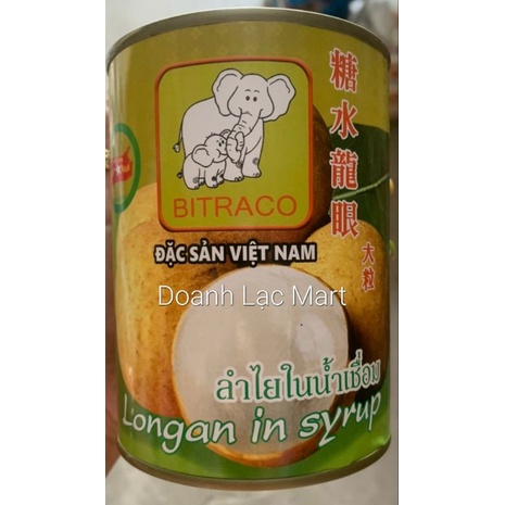 Loại 1. Nhãn lồng ngâm nước đường / nhãn lon 565gr👍Trái giòn, dày, ngọt thanh🍨Topping trà sữa, cocktail
