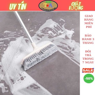 Chổi chà sàn, chổi lau sàn nước, quét nhà tắm thông minh tiện lợi - màu trắng