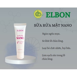 Sữa rửa mặt nano 50ml - elbon