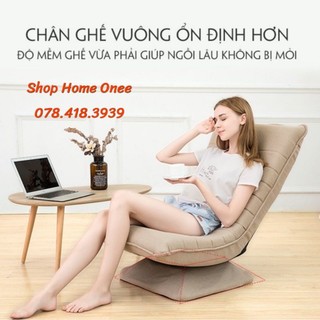 Ghế thư giãn mặt trăng cao cấp - ghế đọc sách xoay - ghế sofa lười tựa lưng