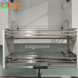 Giá úp bát đĩa nâng hạ inox 304 - chính hãng - bảo hành trọn đời