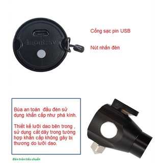Đèn pin mini siêu sáng đa năng
