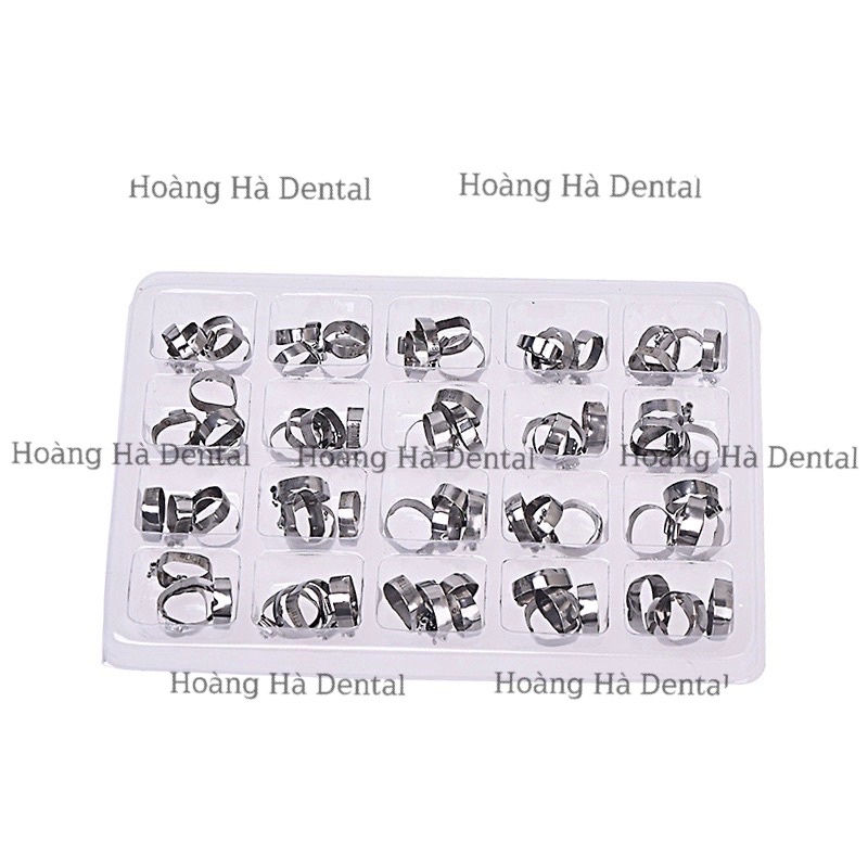 Hộp 80 band răng 6, 7 đủ size, Hộp band chỉnh nha