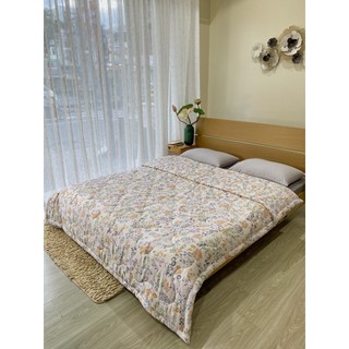 Chăn lụa tencel LAMIDO chần bông cao cấp, chăn hè mềm mịn 2m*2m2