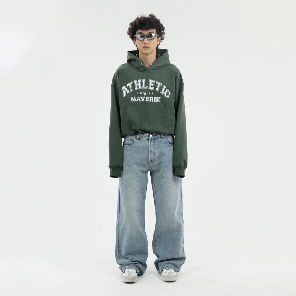 Quần Jean Maverik "Vintage Waxed Baggy Jeans" chính hãng