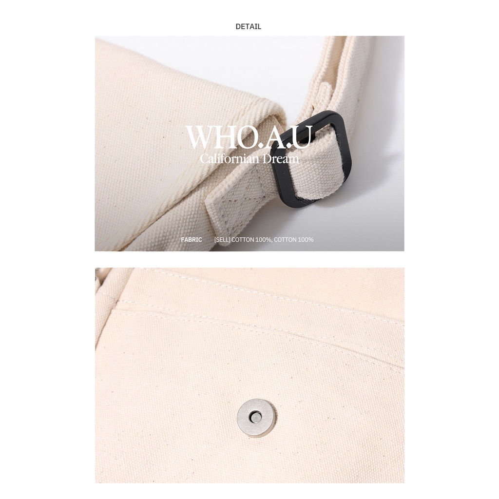 Túi gấu Whoau đeo chéo chính hãng Korea