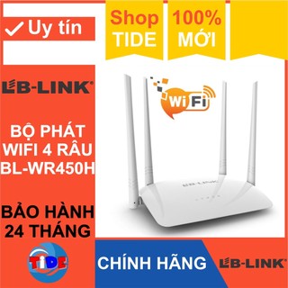 Bộ phát Wifi BL-WR450H Chính hãng LB-Link – Bảo hành 24 tháng – Router Wifi – 4 Antenna 5bBi ngoài