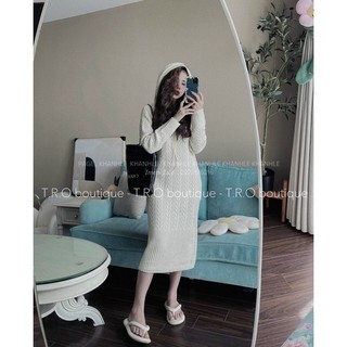 Váy len thừng mũ hàng qcl1