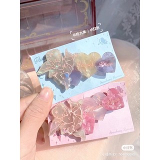 (HỎA TỐC) Kẹp Tóc Thiên Thần Dâu Tây FLOWER KNOWS Strawberry Rococo Series