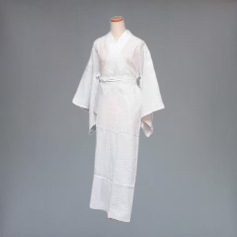 ⭐Hàng Có Sẵn⭐Áo Kimono Yukata Màu Trắng Có Tay Bên Trong Hàng Có Sẵn Áo Sơ Mi Cơ Bắp Dài Lót Kimono Nhật Bản