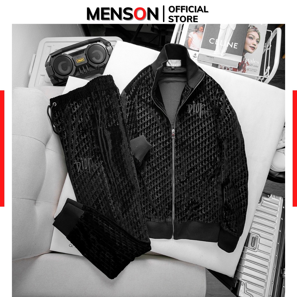 Bộ thể thao nam cao cấp Dior chất liệu bền không co giãn Hàng cao cấp Menson MSO63 Thời trang nam hiện đại 2022