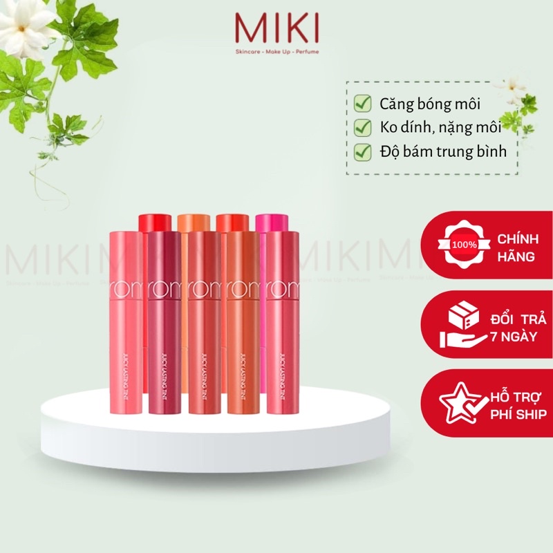 Son tint lỳ romand juicy lasting tint vị Syrup lượt nhẹ môi