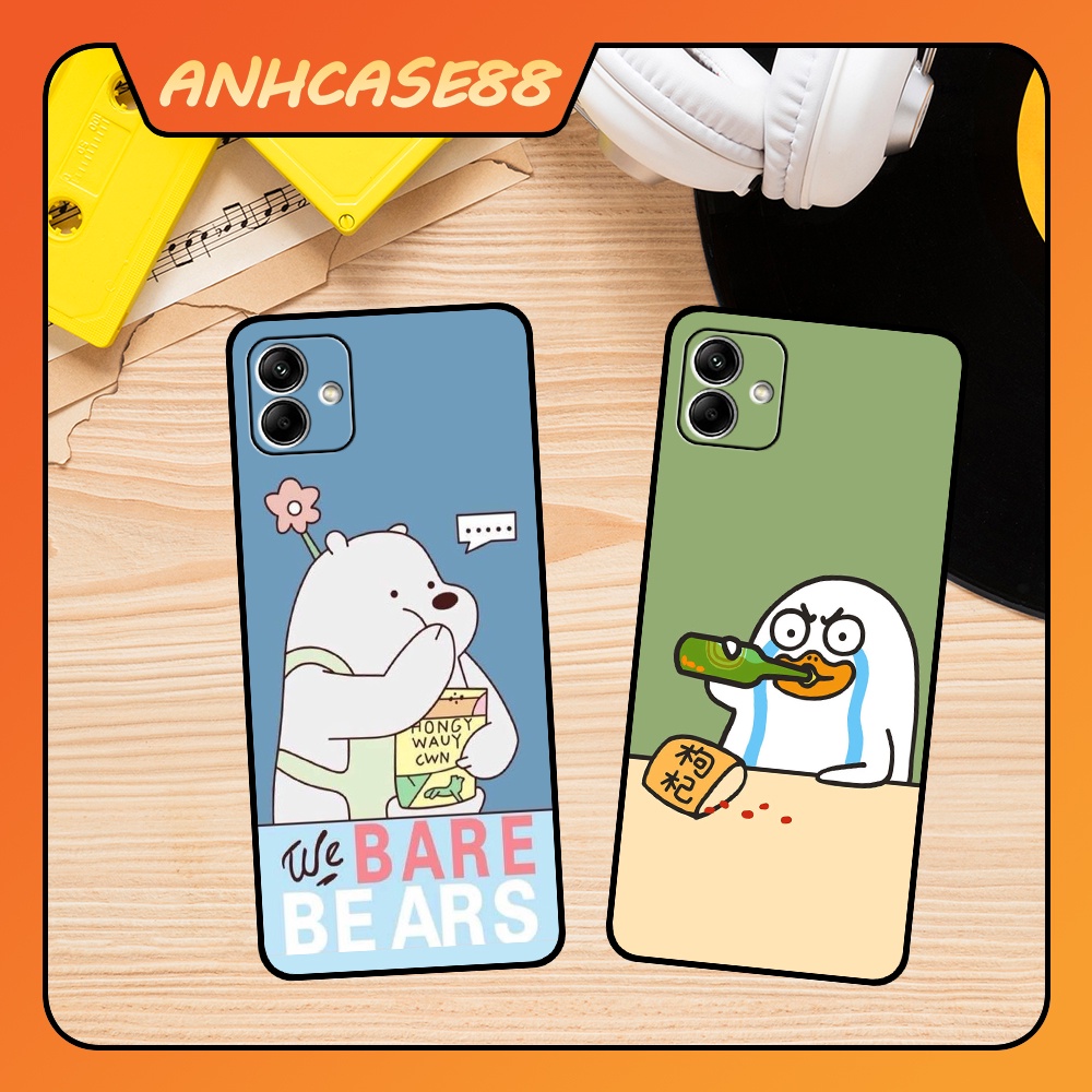 Ốp Lưng Điện Thoại SamSung A04 In Hình Gấu, Chó Cute - Trend - CASE88.(2)