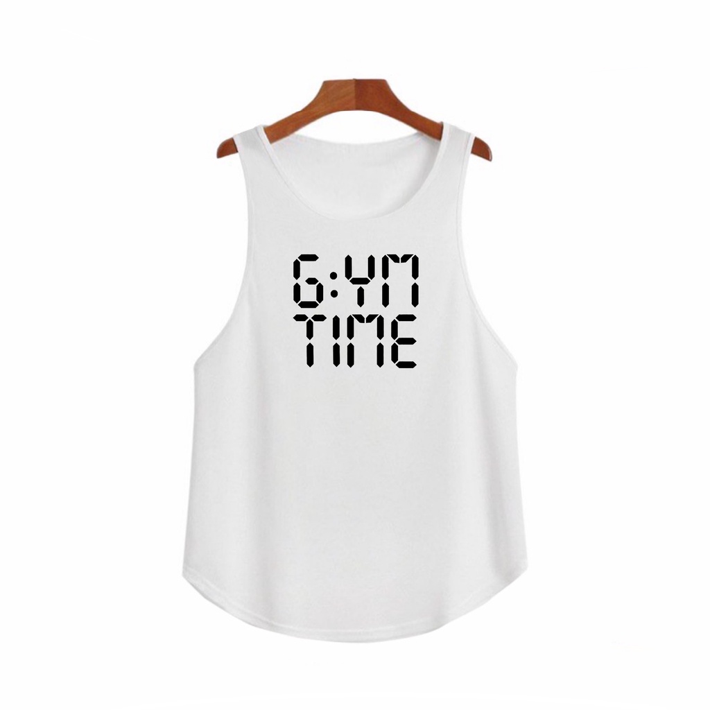 Áo Thun Ba Lỗ Tank Top GYM TIME thể thao nam thoáng khí mát mẻ -MALBL005- MAL STORE
